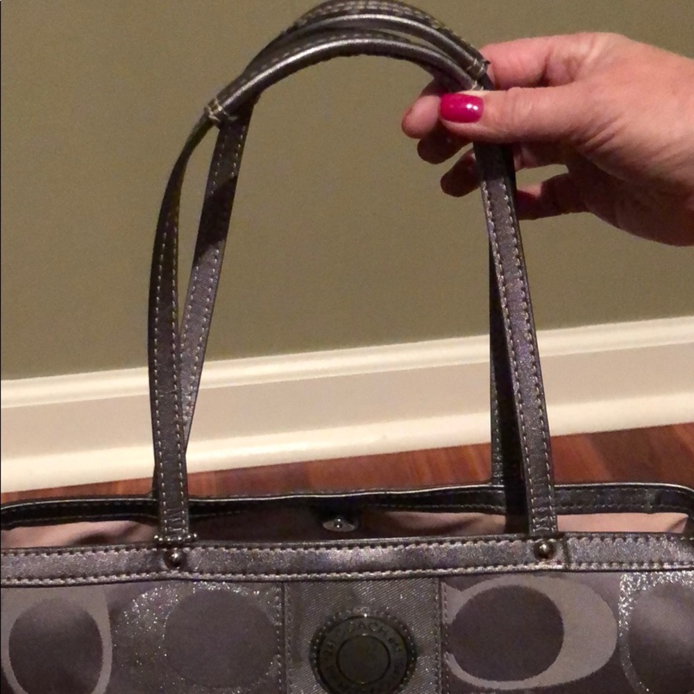 Silver Coach Purse - Picture 4 of 6